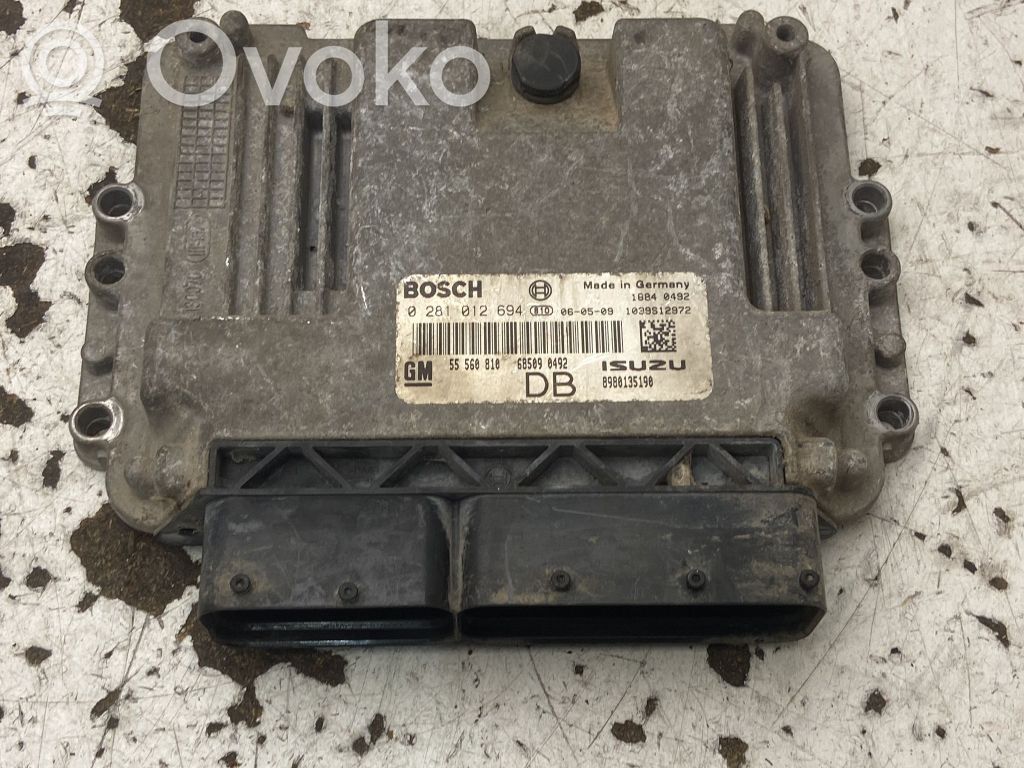 Unidad de control/módulo del motor   0281012694,0281012694