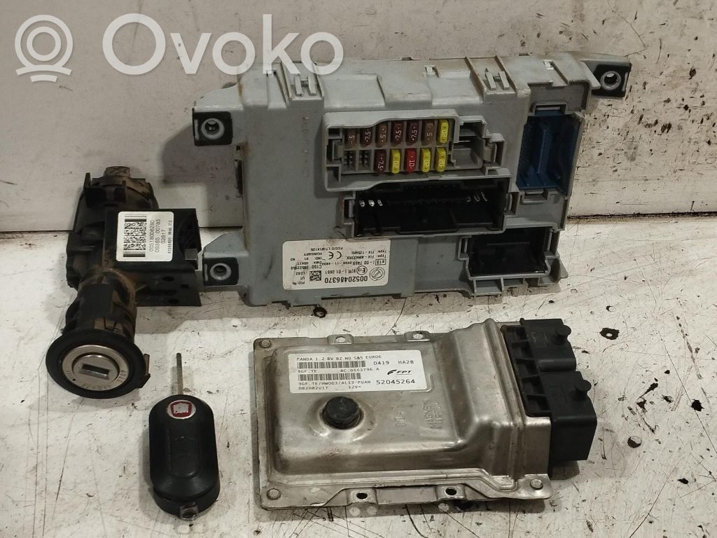 Fiat Panda III Engine ECU kit and lock set 