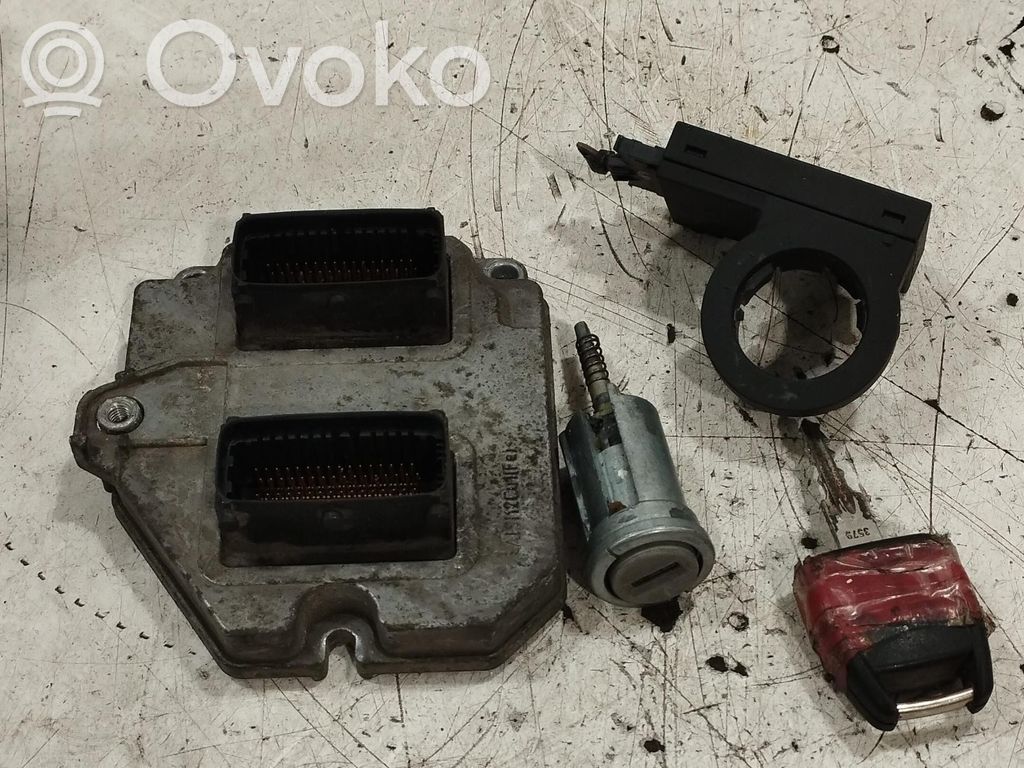Opel Zafira A Engine ECU kit and lock set 