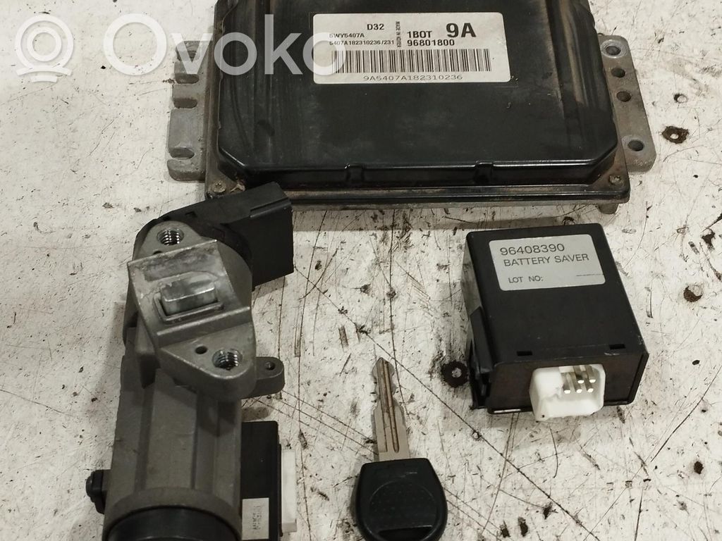 Chevrolet Matiz Kit centralina motore ECU e serratura