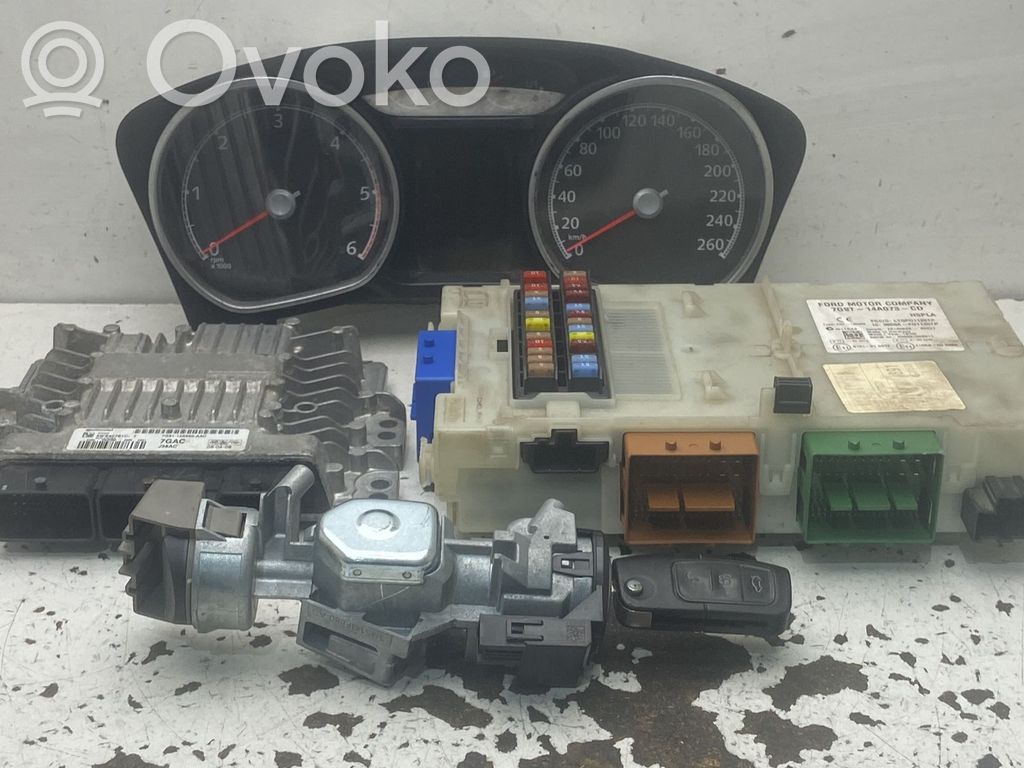 Engine ECU kit and lock set   5WS40761CT,5WS40761CT