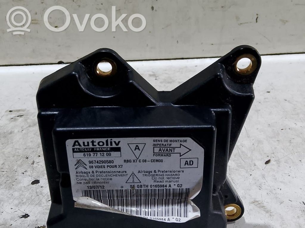Module de contrôle airbag   9674290580,9674290580