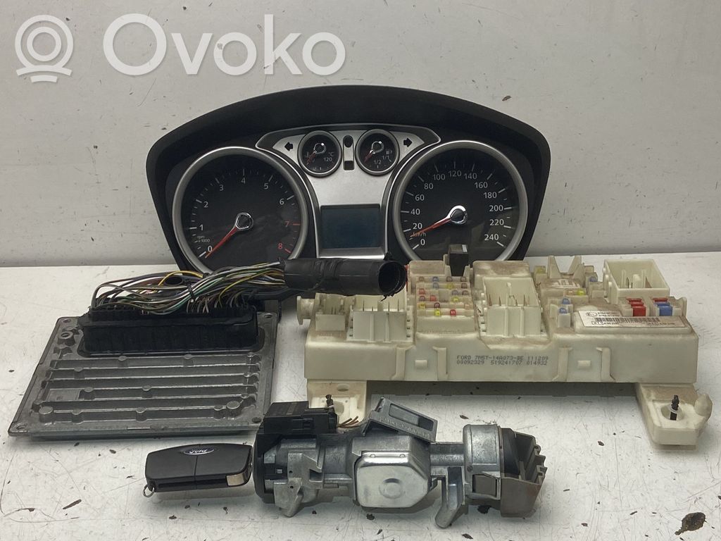 Ford Focus Kit centralina motore ECU e serratura 