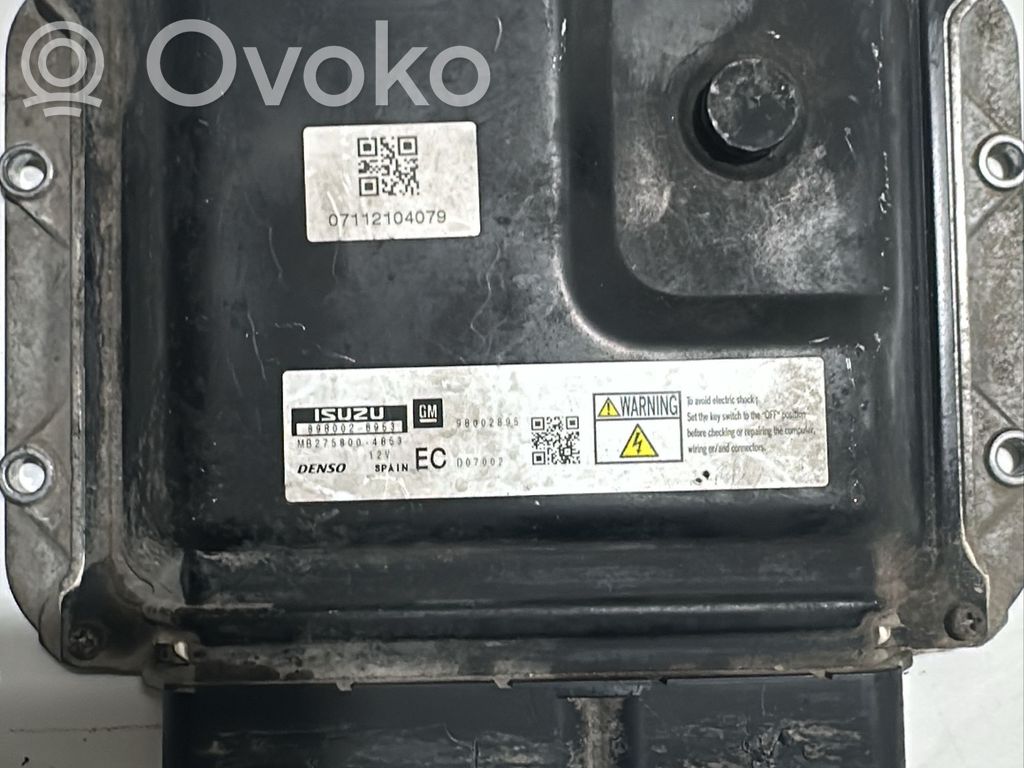Opel Astra H Engine control unit/module 