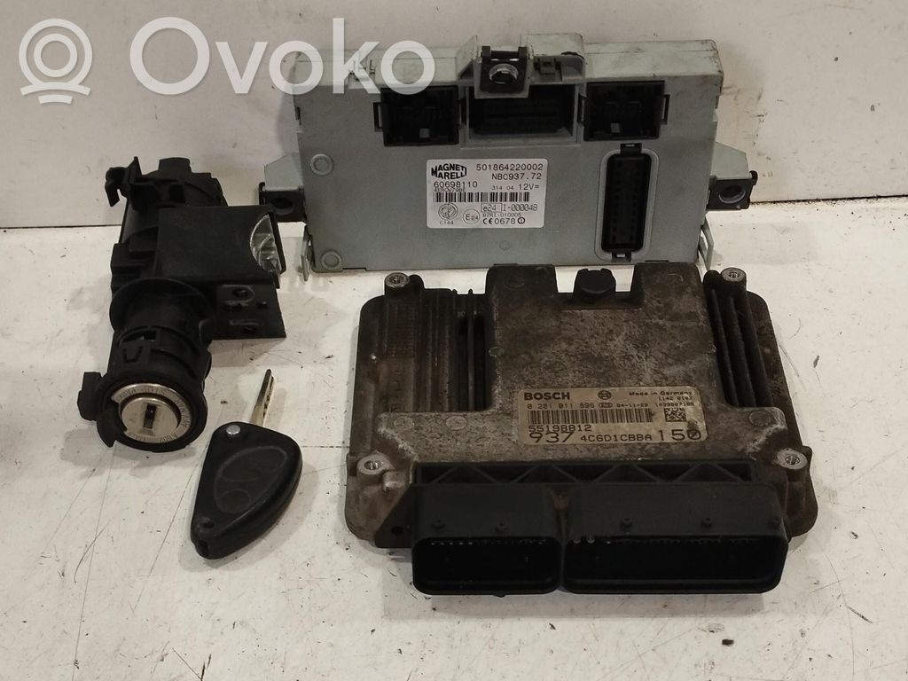 Kit centralina motore ECU e serratura   0281011896,0281011896