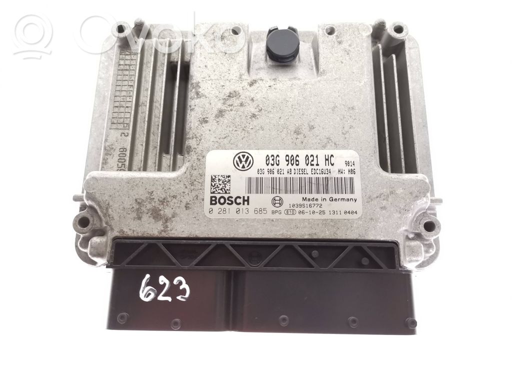 Volkswagen Golf V Engine control unit/module 