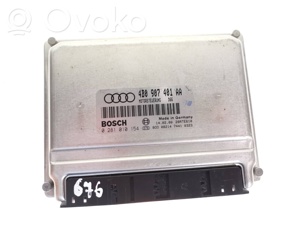 Engine control unit/module   4B0907401AA,0281010154,28RTE610