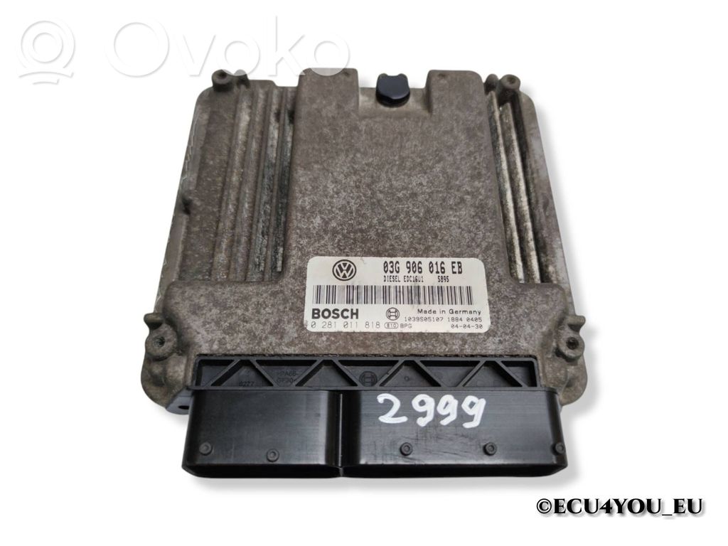 Volkswagen Golf V Engine control unit/module 
