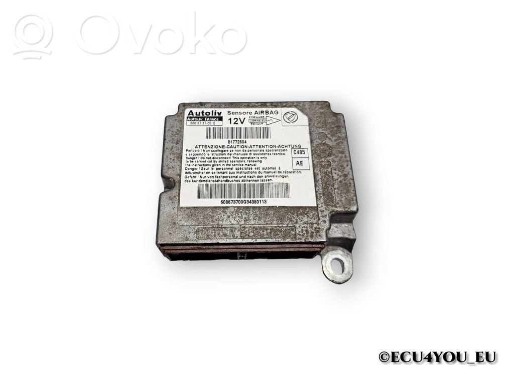 Fiat Doblo Airbag control unit/module 
