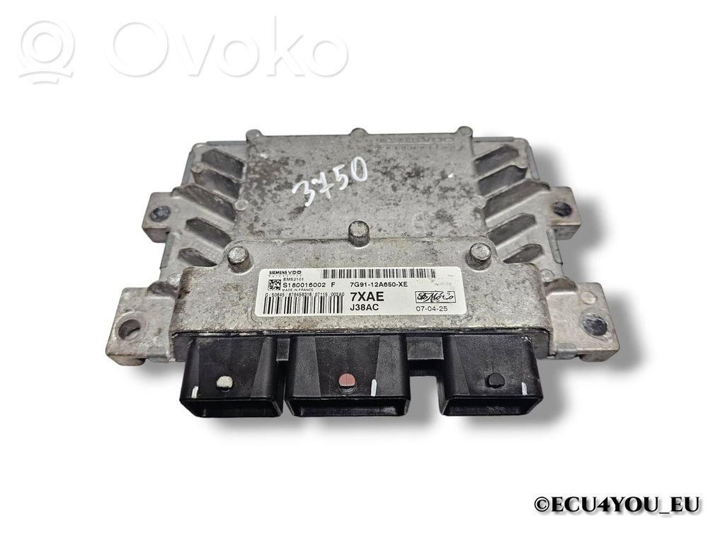 Ford Mondeo MK IV Engine control unit/module 