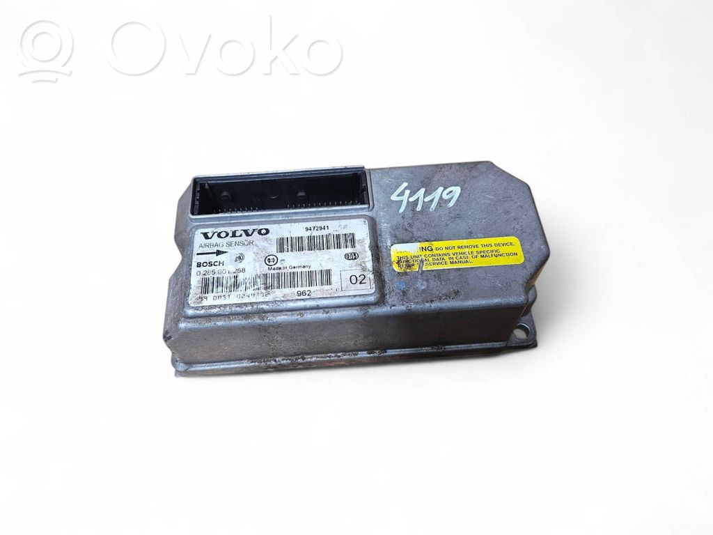 Airbag control unit/module   9472941,0285001258