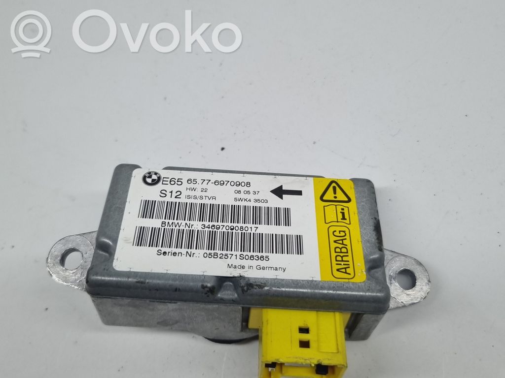 BMW 7 E65 E66 Airbag deployment crash/impact sensor 