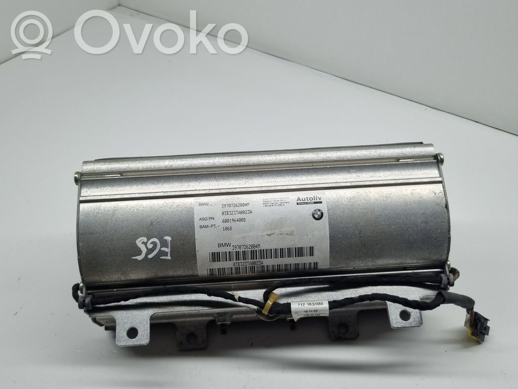 BMW 7 E65 E66 Pasažiera drošības spilvens 