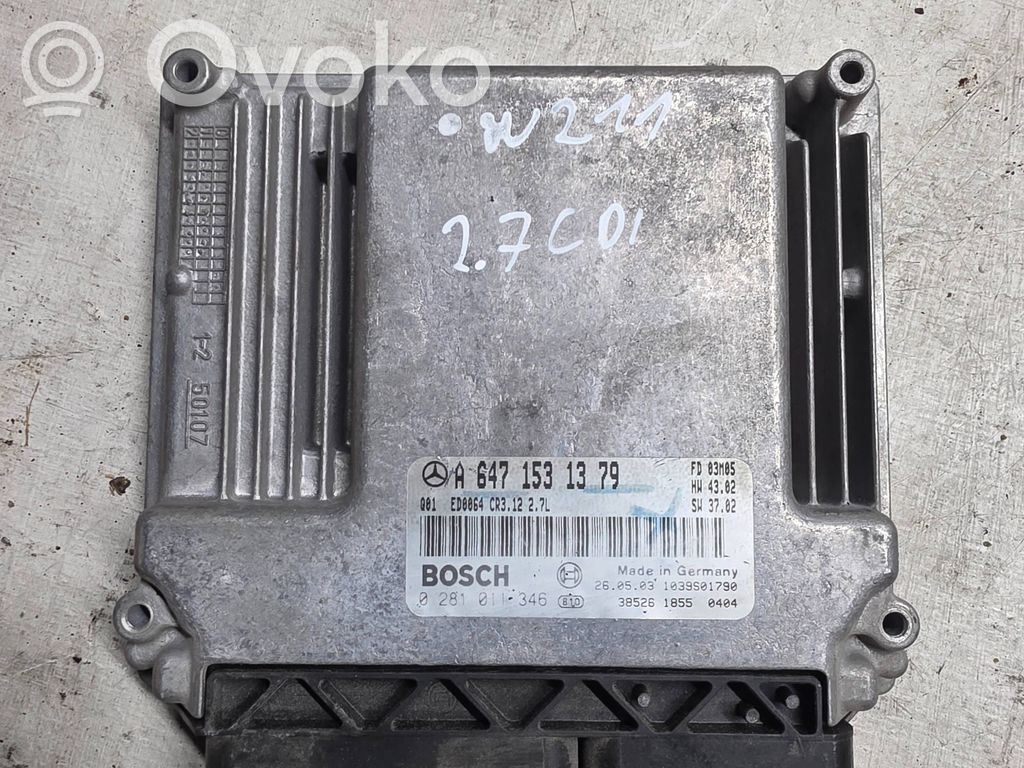 Mercedes-Benz E W211 Engine control unit/module 