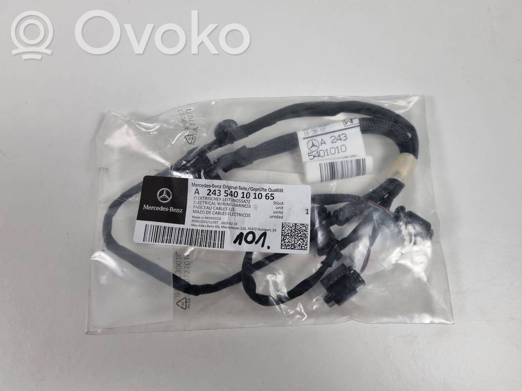 Cableado del sensor de aparcamiento (PDC)   A2435401010