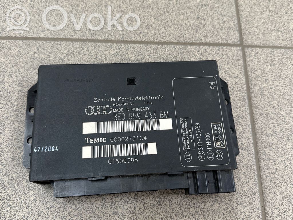 Module confort   8E0959433BM,00002731C4,01509385