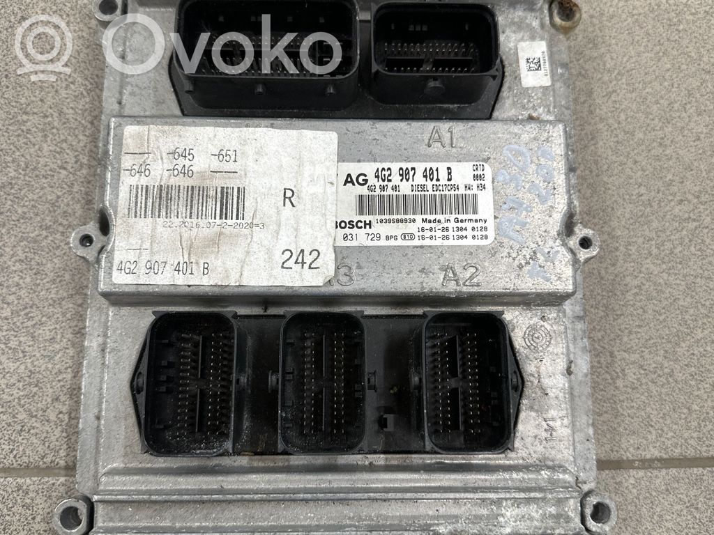 Unidad de control/módulo del motor   4G2907401B,031729B,4G2907401