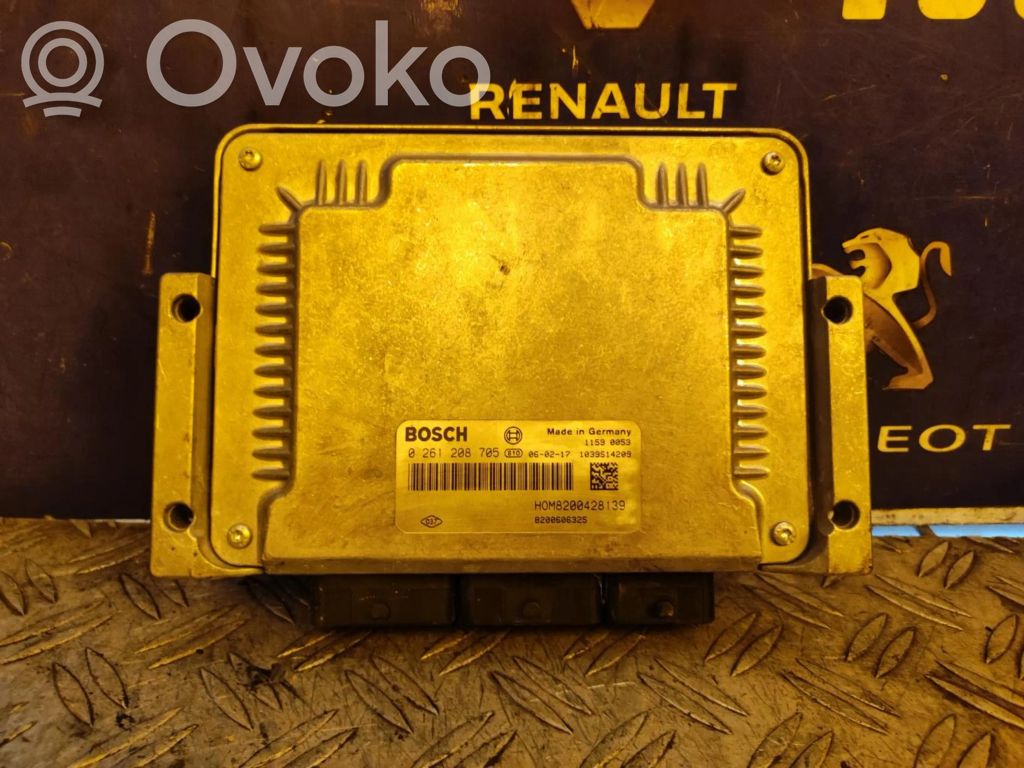 Renault Laguna II Unitate control motor/modul ECU 