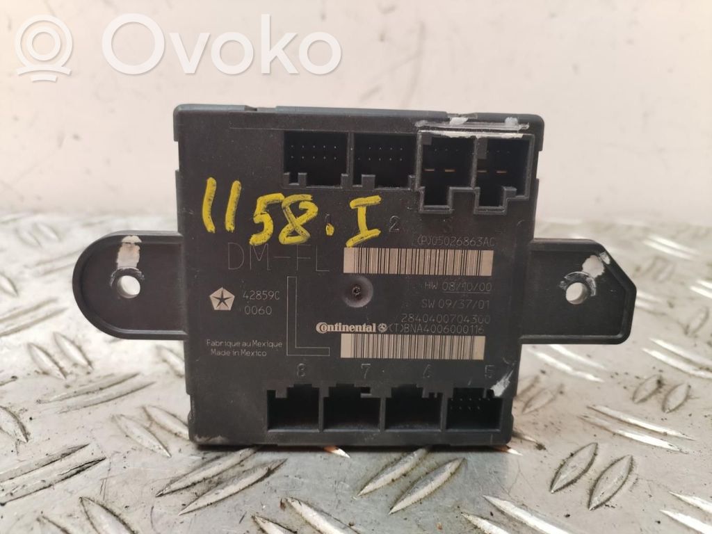 Chrysler Grand Voyager V Sterownik / Moduł ECU 
