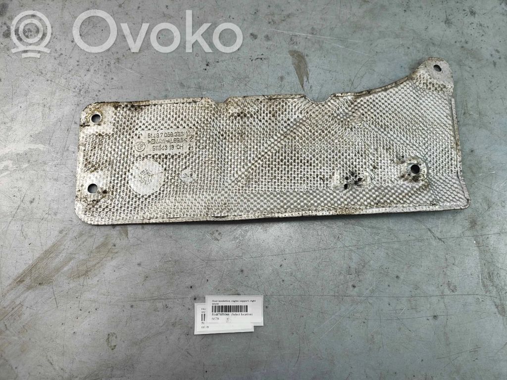 BMW 3 E92 E93 Hitzeschutz Abschirmblech 