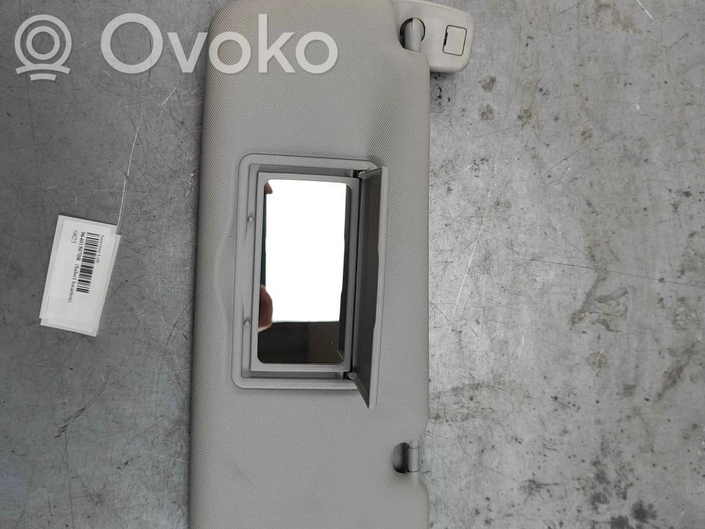 Renault Zoe Sun visor 