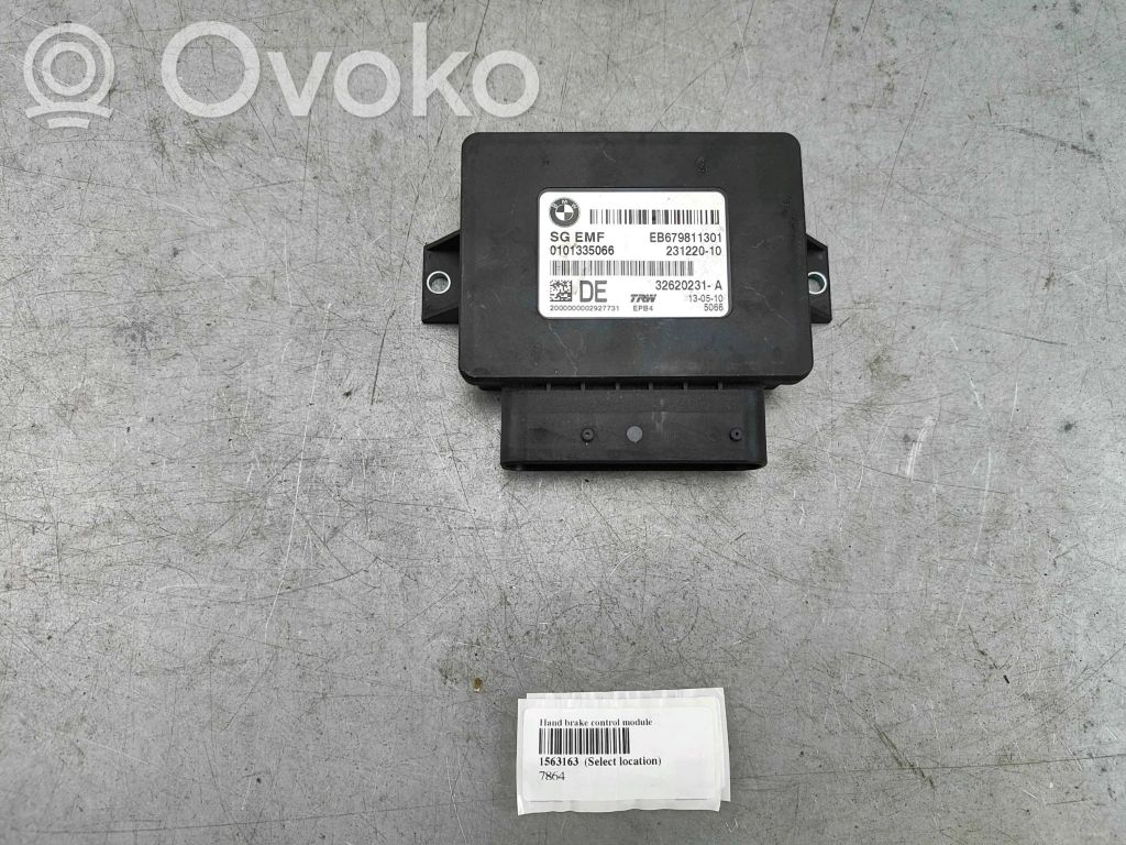 BMW 5 F10 F11 Moduł / Sterownik hamulca ręcznego 