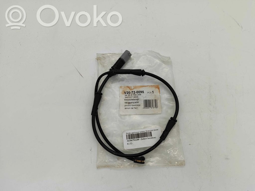 BMW 3 F30 F35 F31 Czujnik zużycia klocków hamulcowych 