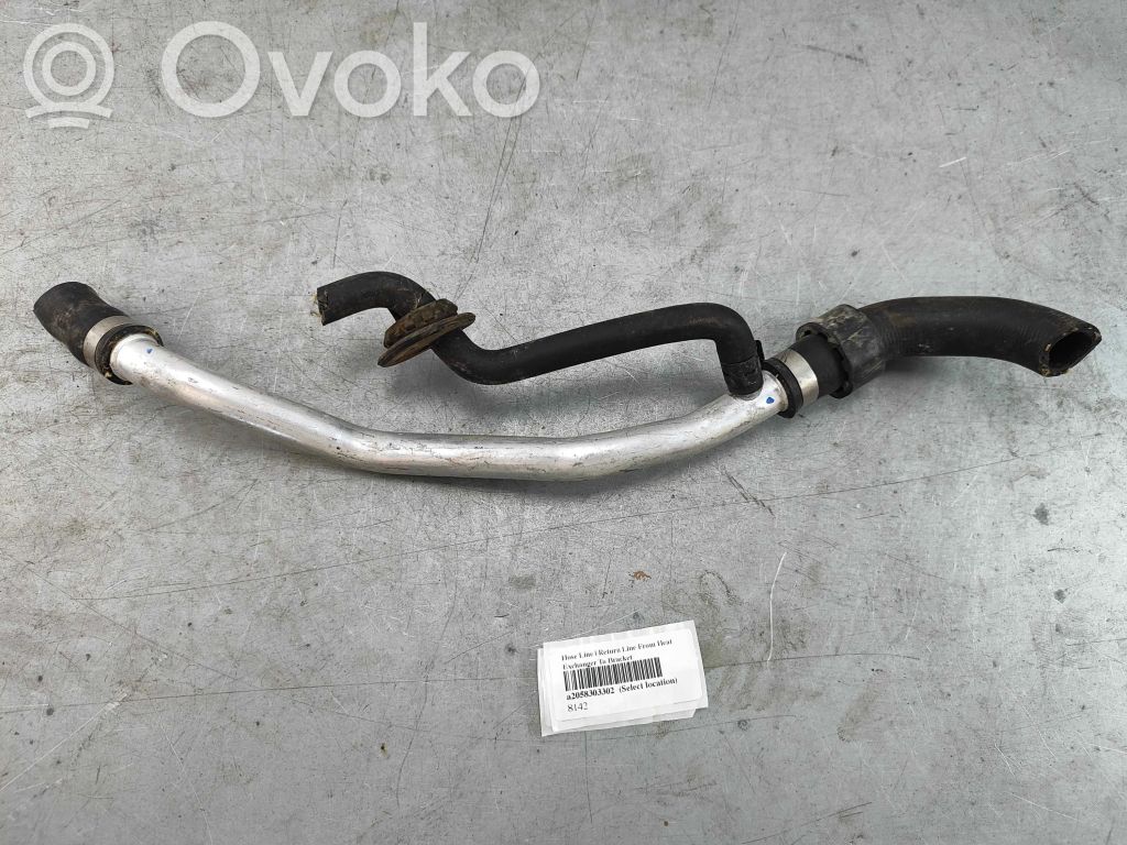 Mercedes-Benz C W205 Przewód / Wąż chłodnicy 