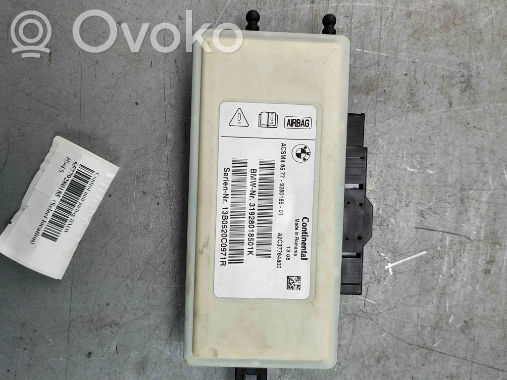 BMW 7 F01 F02 F03 F04 Airbag control unit/module 