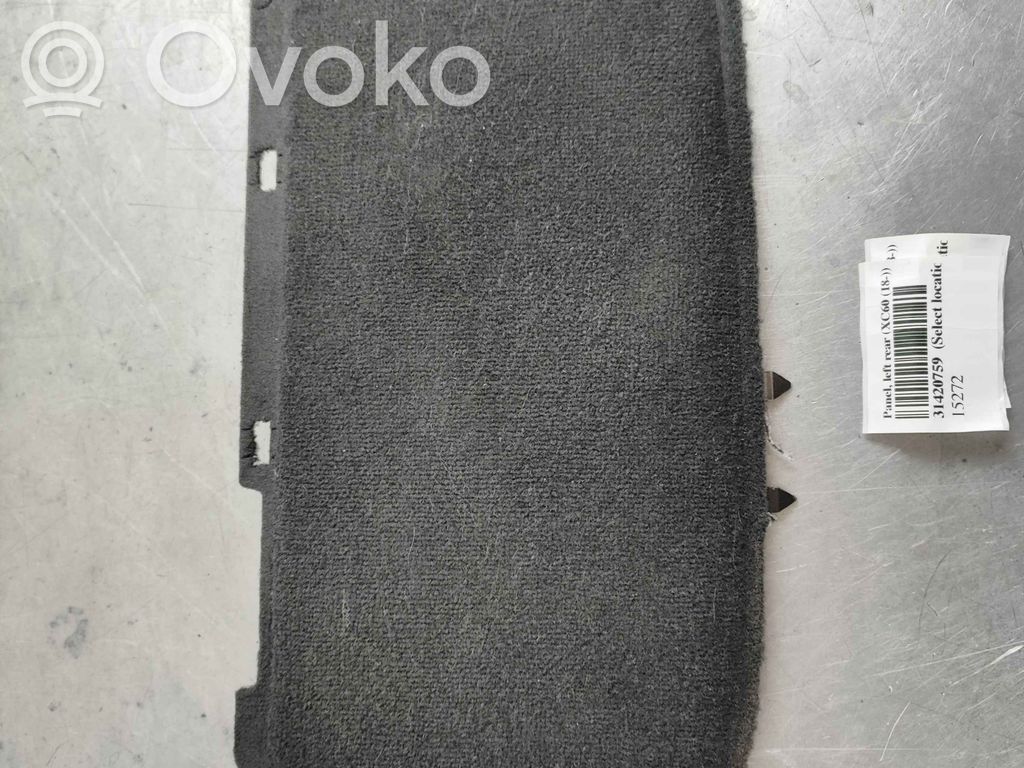 Volvo XC60 Autres éléments de console centrale 