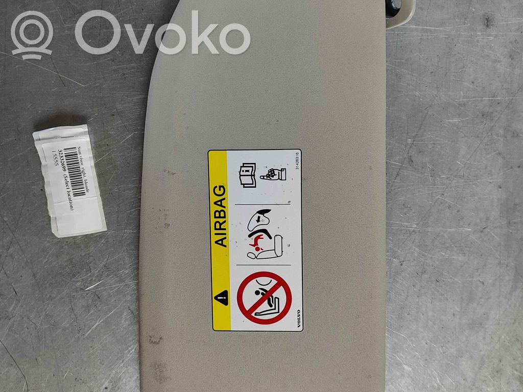 Volvo XC60 Sun visor 