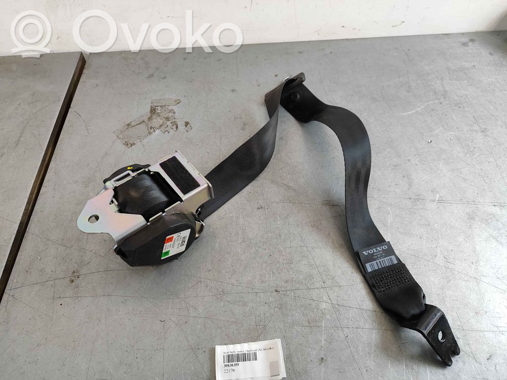 Volvo XC60 Cinturón trasero 