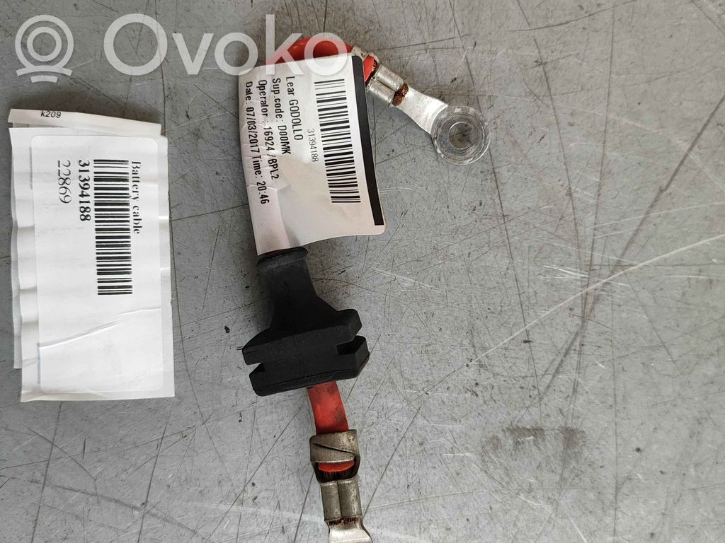 Volvo S90, V90 Pluskaapeli (akku) 
