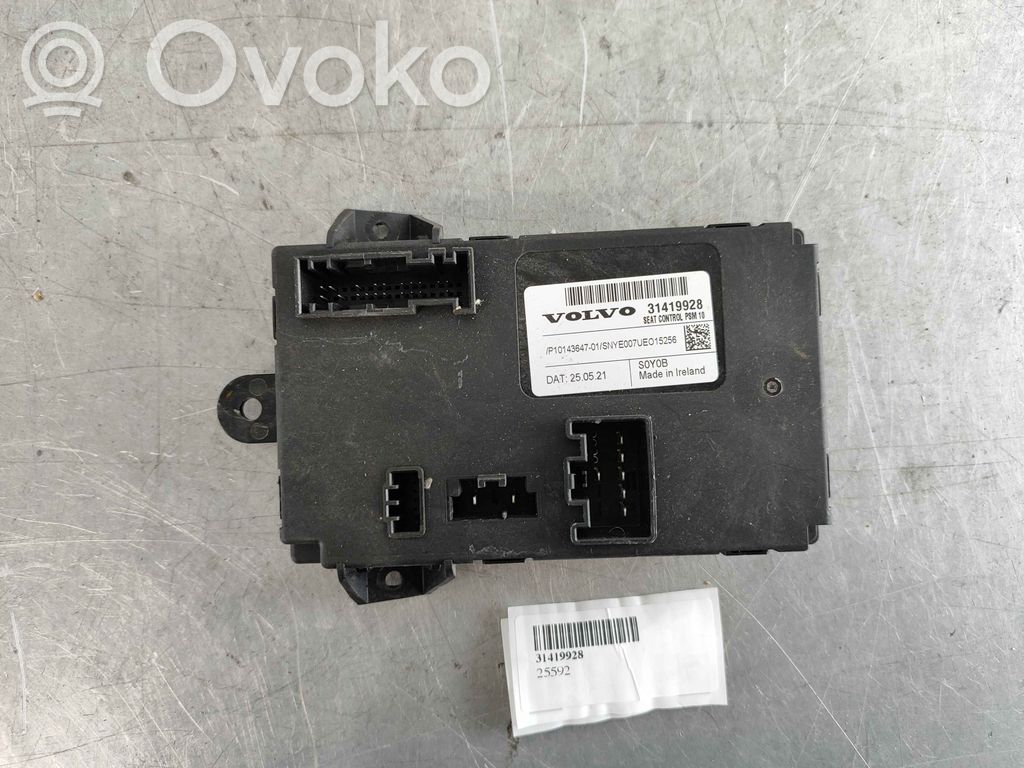 Volvo XC60 Module de commande de siège 