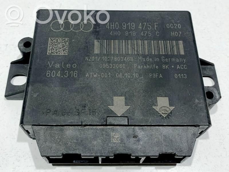 Audi A8 S8 D4 4H Unité de commande, module PDC aide au stationnement 