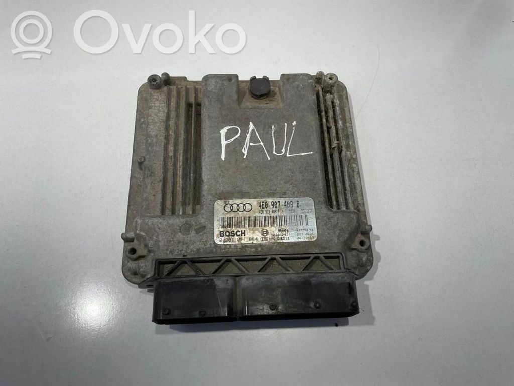 Audi A8 S8 D3 4E Motorsteuergerät ECU 