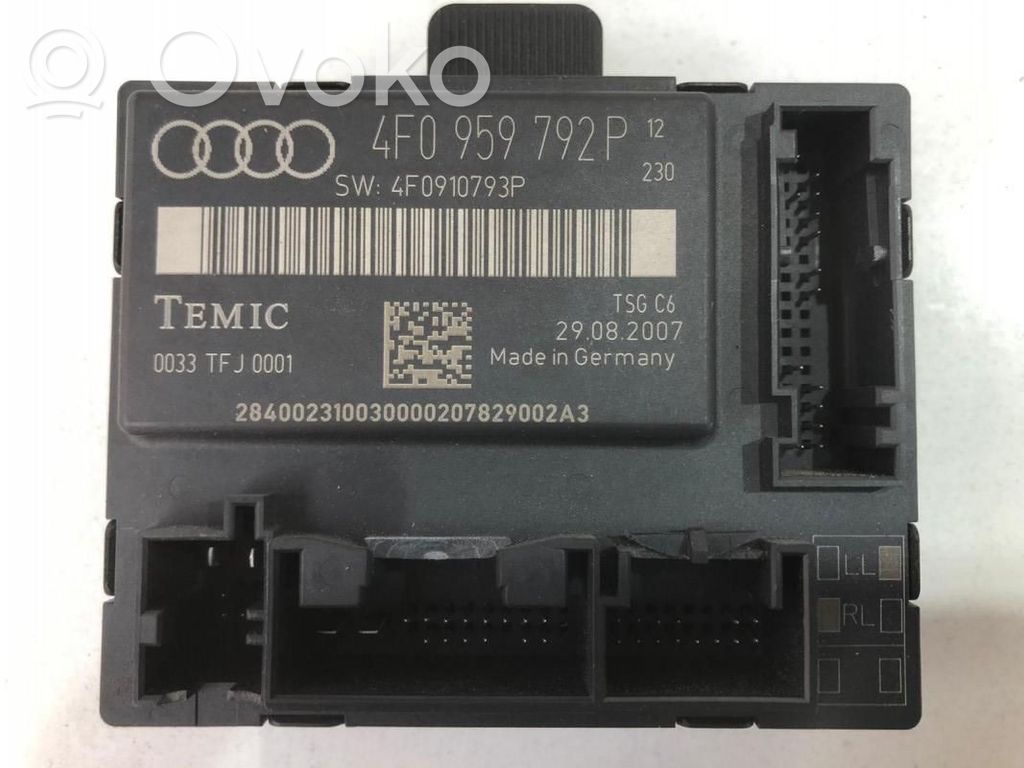 Door control unit/module   4F0959792P