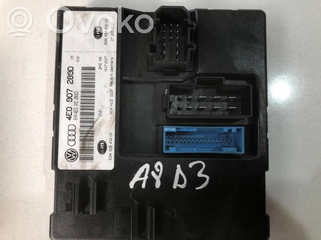Modul control gateway   4E0907289D,4E0907289D