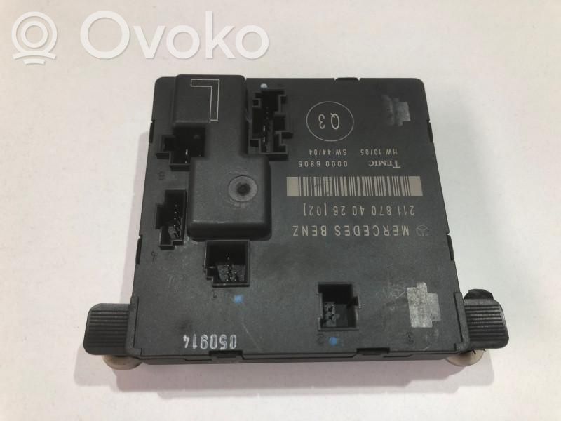 Mercedes-Benz E W211 Door control unit/module 
