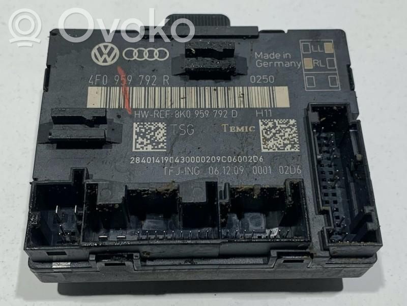 Unité de commande module de porte   4F0959792R,4F0959792R