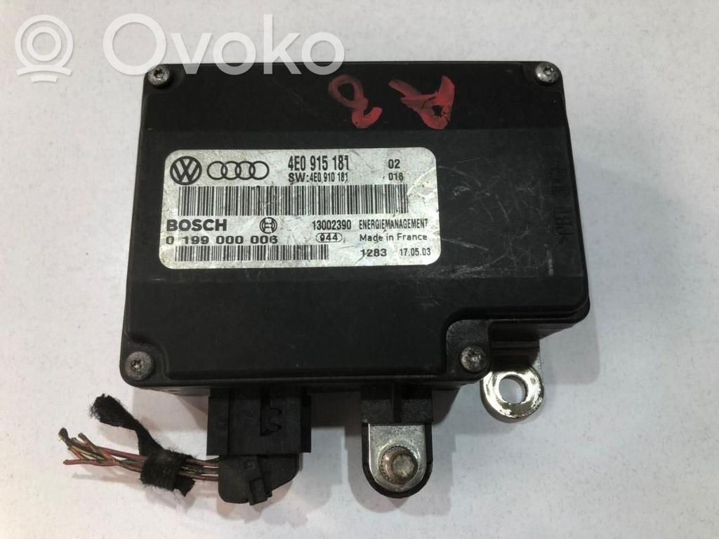 Audi A8 S8 D3 4E Moduł sterowania Gateway 