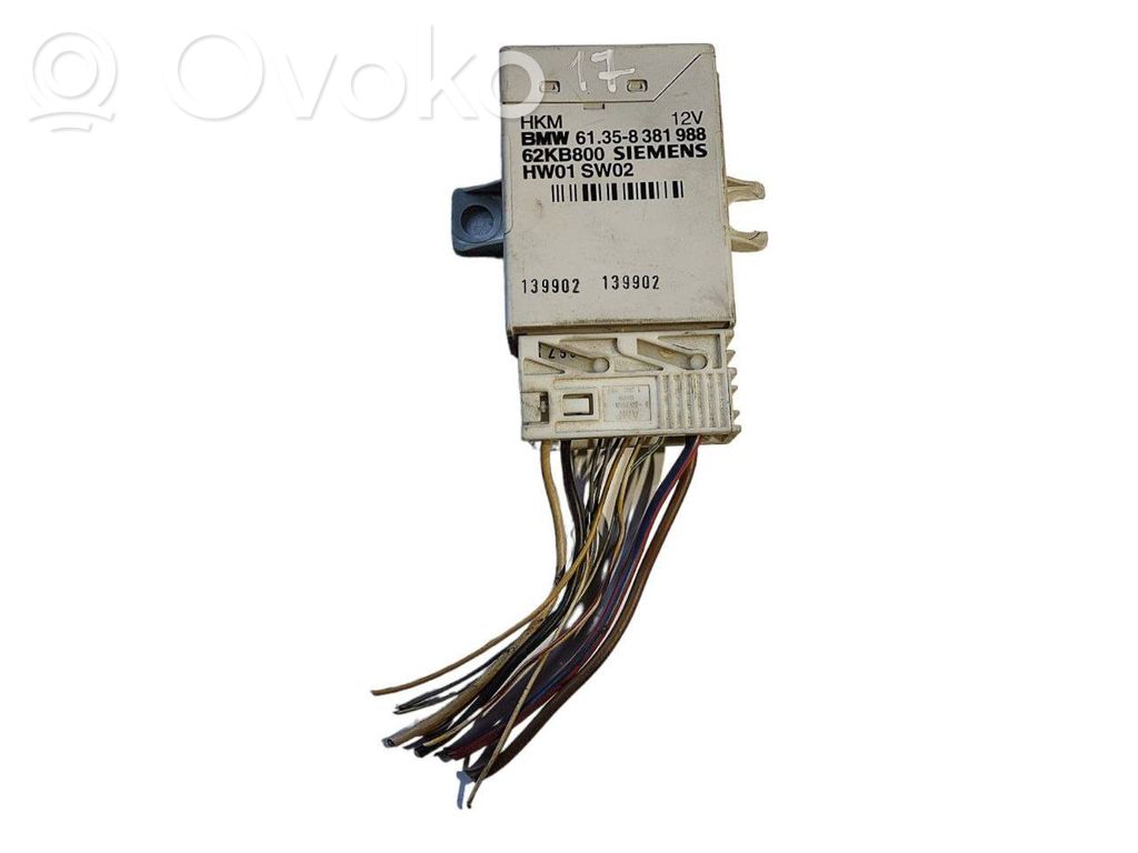 BMW 5 E39 Tailgate/trunk control unit/module 