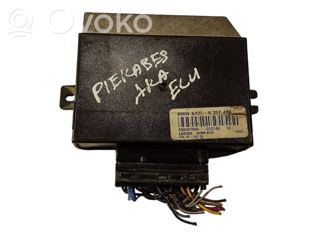 BMW 7 E38 Tow bar trailer control unit/module 