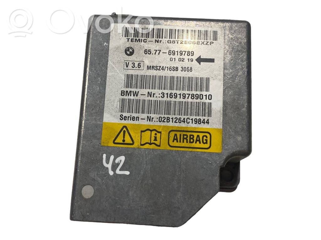 BMW 5 E39 Airbag control unit/module 