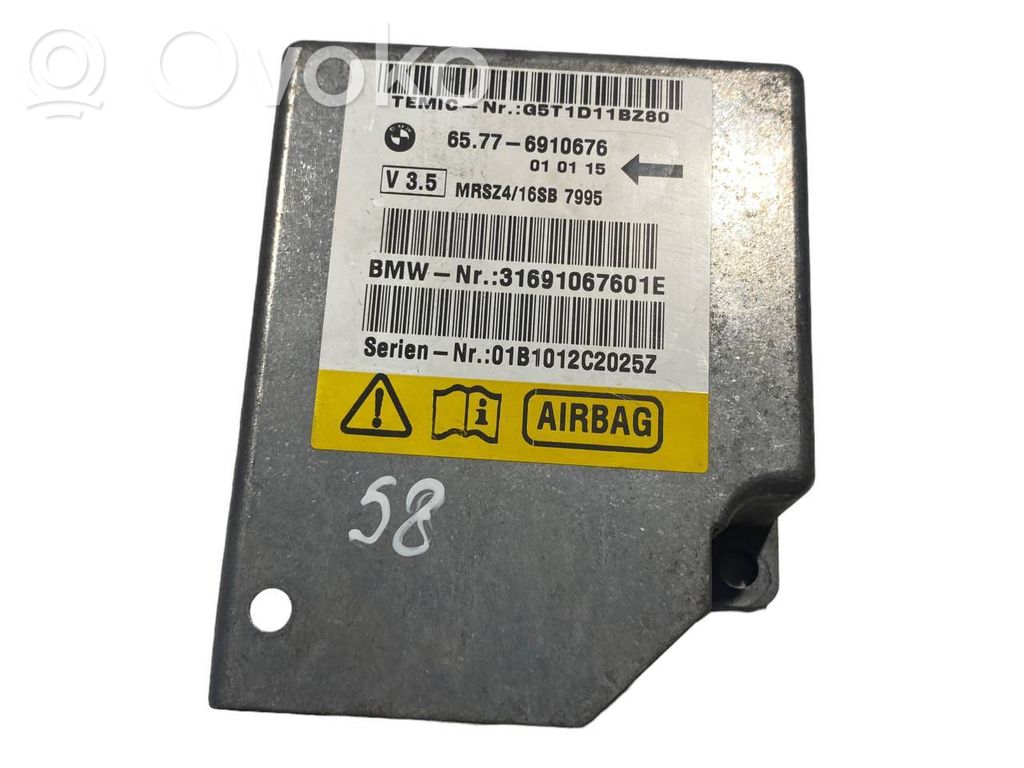 Airbag control unit/module   6910676,65776910676,31691067601E