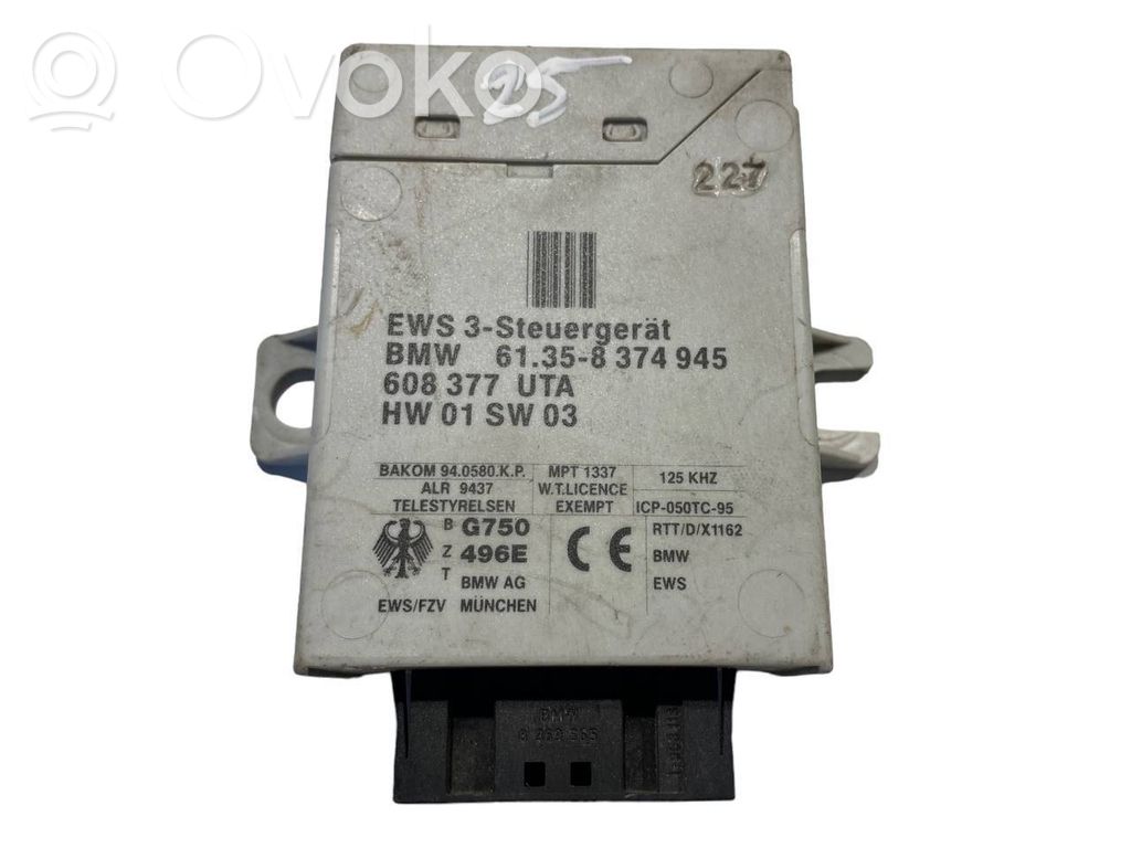 BMW 5 E39 Immobilizer control unit/module 