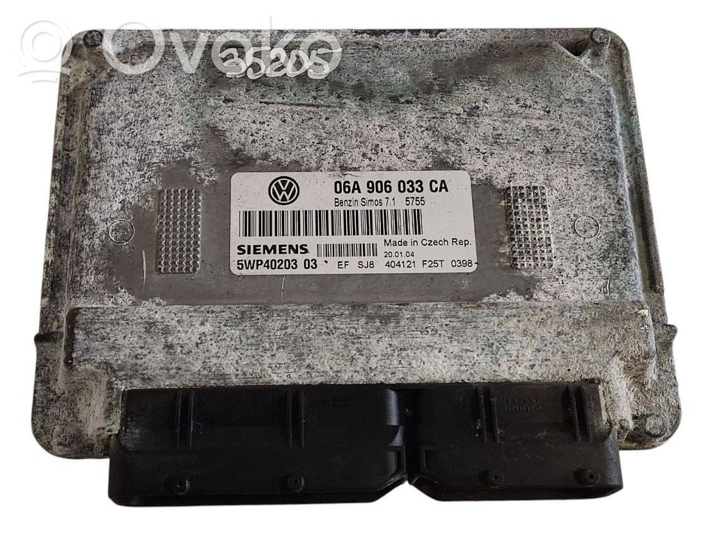 Engine control unit/module   06A906033CA,5WP40203