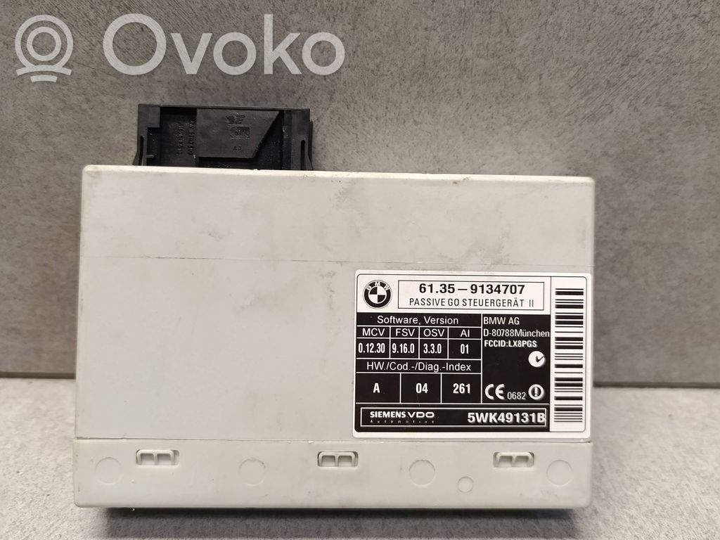 BMW 5 E60 E61 Keyless (KESSY) go control unit/module 