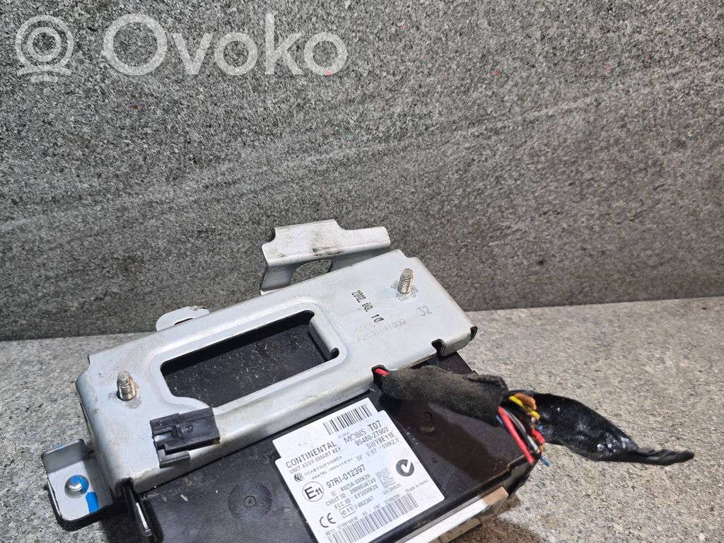 KIA Optima Keyless (KESSY) go control unit/module 