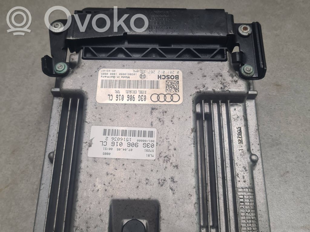 Engine control unit/module   03G906016CL,03G906016CL,15160362,0281012267,1039S10090,18880885